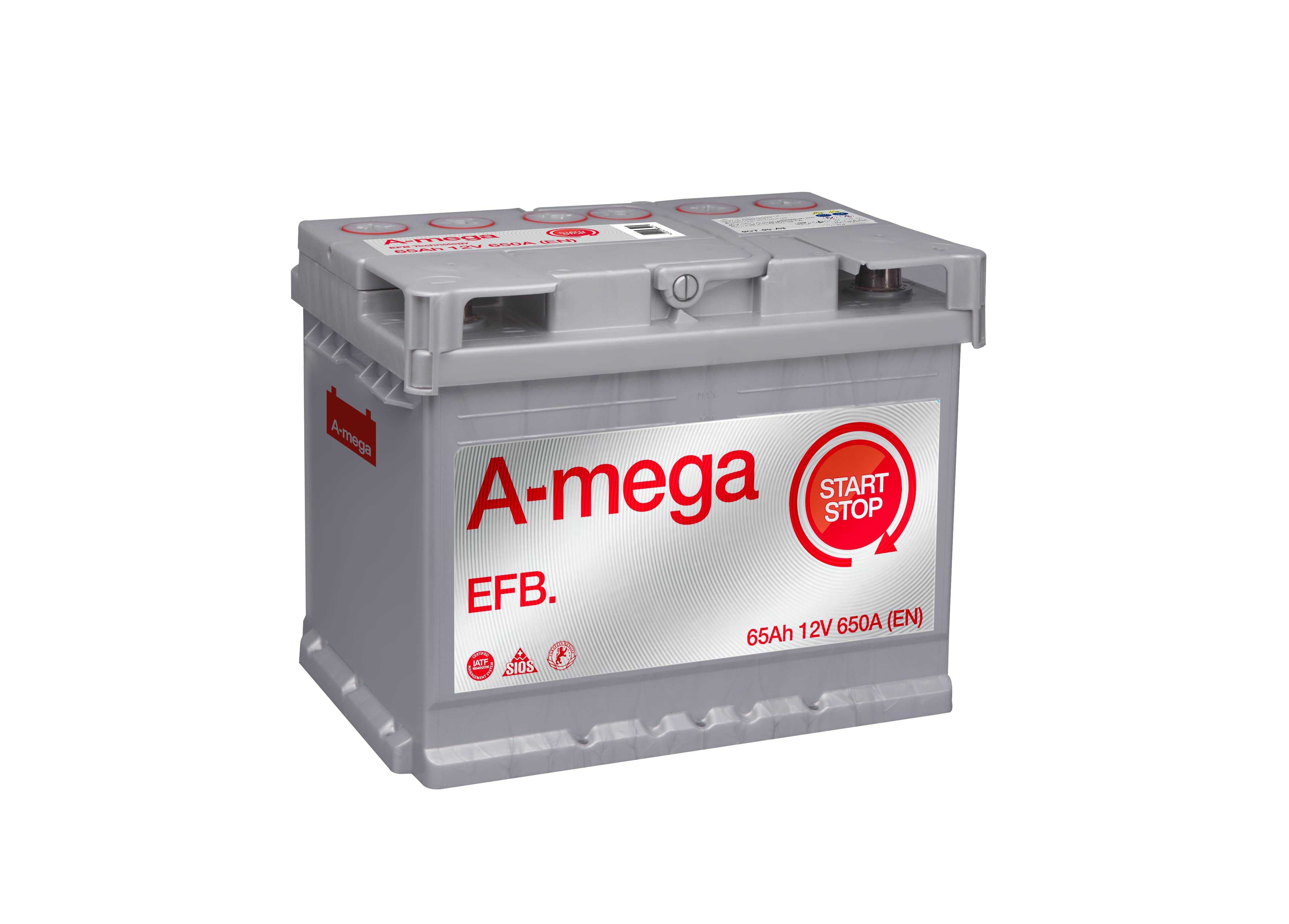 Akumulator Amega EFB START STOP 60 65 Ah 650 A + GRATIS ZA 50ZŁ