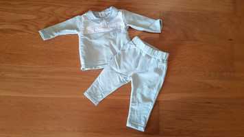 Conjunto de camisola e calças 1-3 M