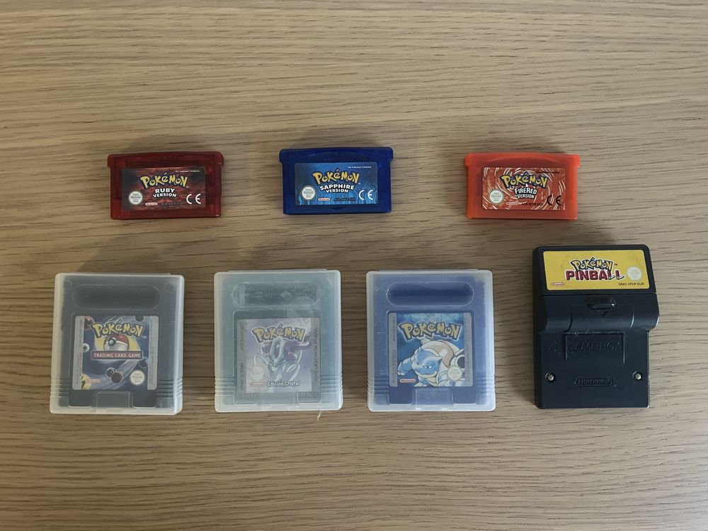 Jogos gameboy classico Pokemon