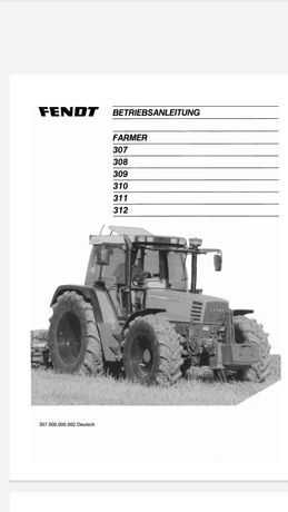 Instrukcja obsługi [DE] Fendt farmer 307, 308, 309, 310, 311, 312