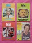 revistas: 1.2.3, Tele Semana, Tele Programas, Tele Guia, Coquete, Amor