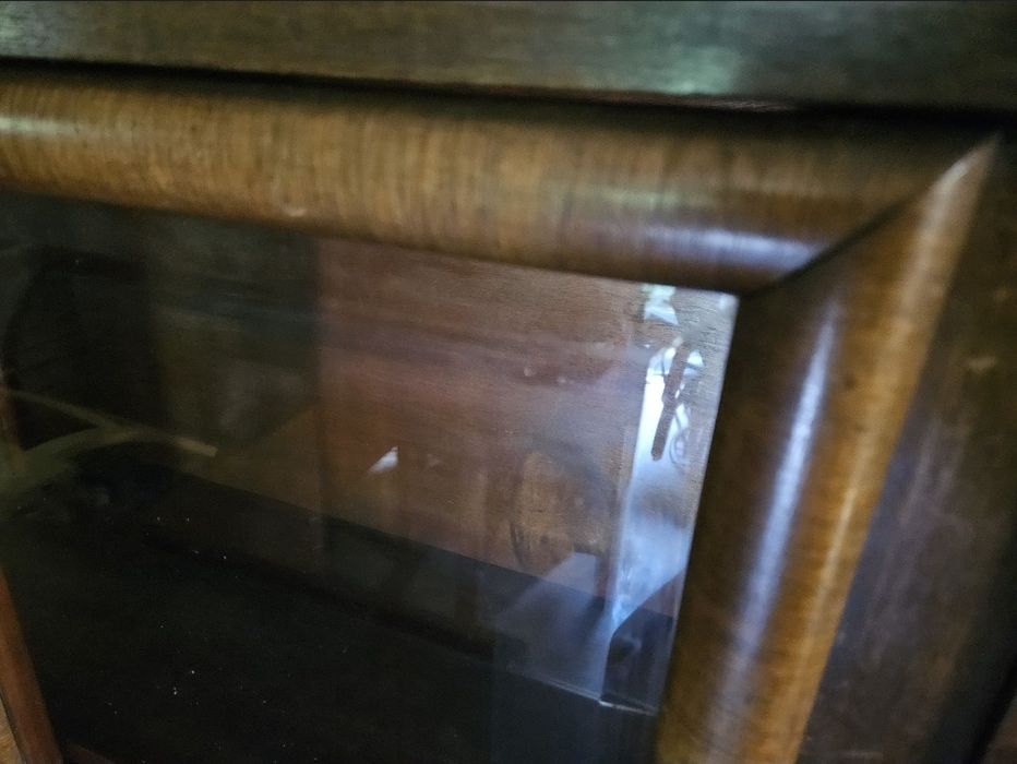 Kredens antyk nadstawka komoda witryna witrynka regał prl vintage