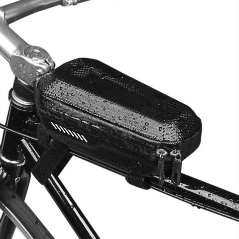 Torba Rowerowa Sakwa Etui Na Telefon Czarna