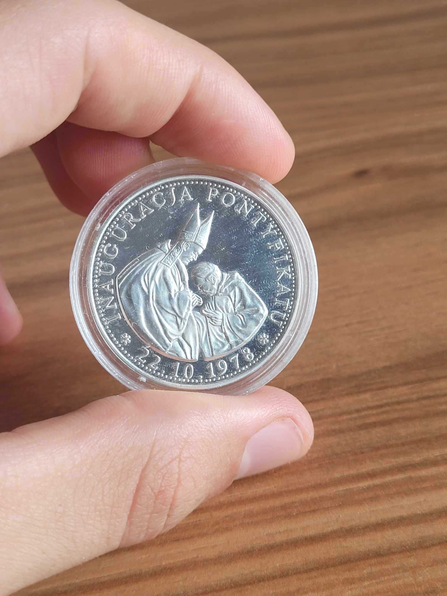 Medal Jan Paweł II - Inauguracja pontyfikatu (srebro 500)