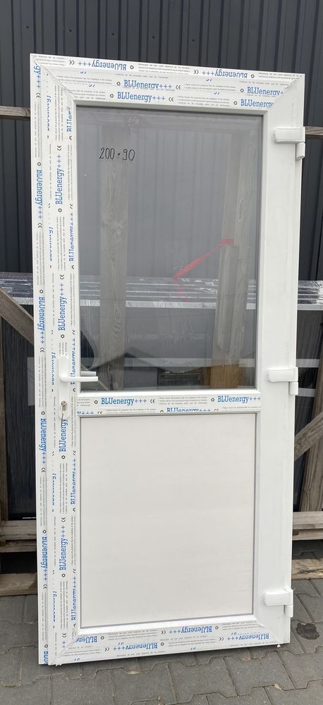 Drzwi PCV, 90x200, zewnętrzne, różne kolory i rozmiary!