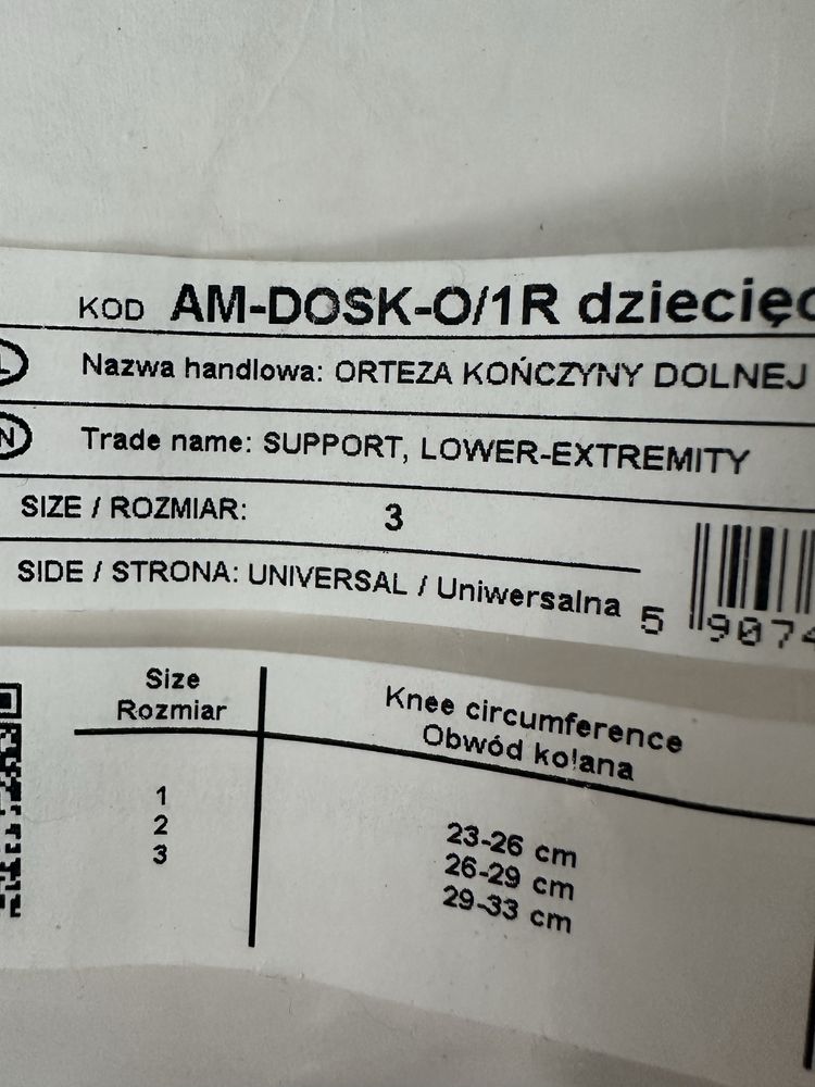 Orteza na kolano