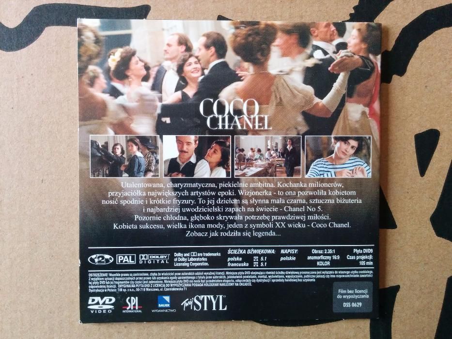 Film DVD "Coco Chanel" Audrey Tautou