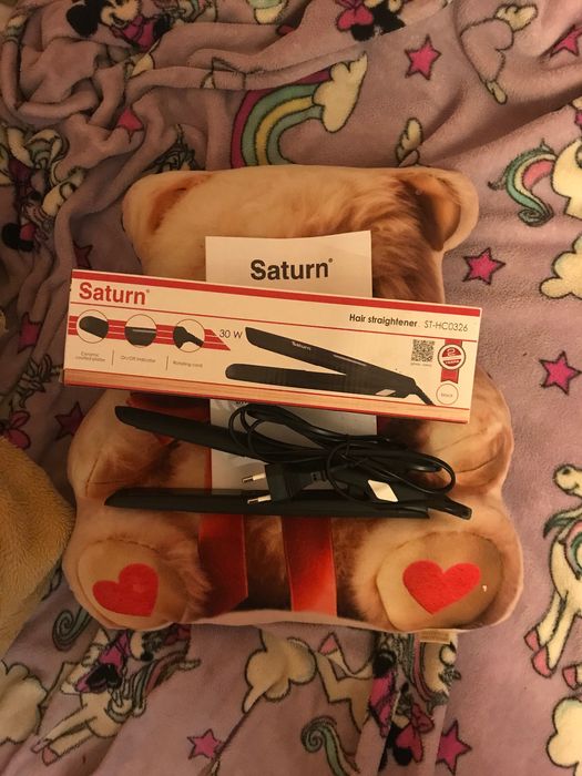 Стайлер-Утюжок для волос Saturn новый с гарантией. Керамика. 150 грн.