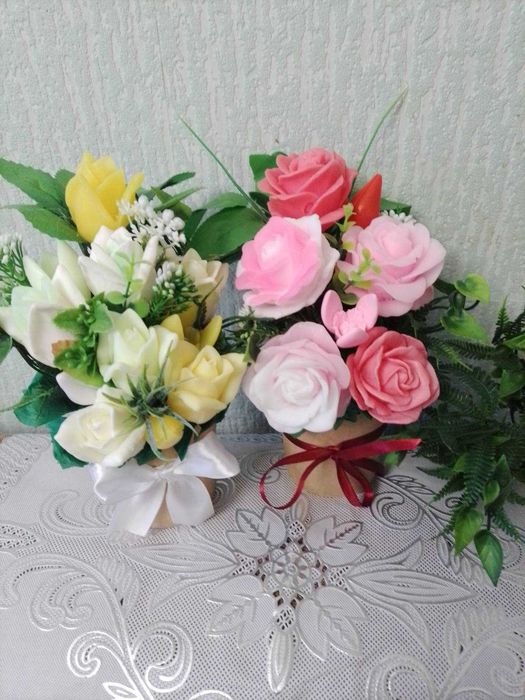 Букет из мыла Ручная работа