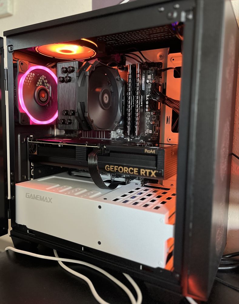 Ігровий, робочий, ПК (Ryzen 7 5700x3d,RTX 4060 asus proart, 32gb ddr4)