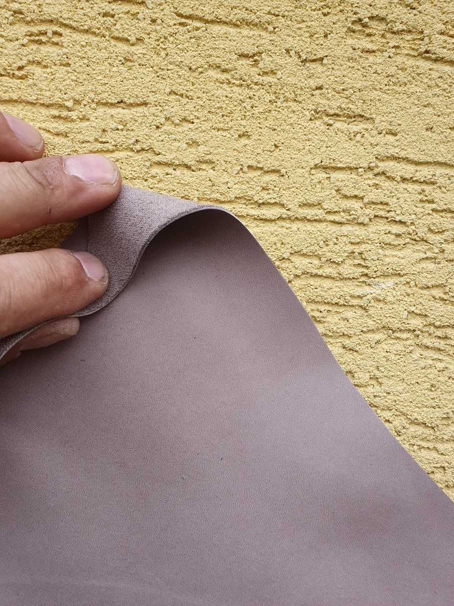 Ścinki skór licowych, kawałki skór naturalnych BEŻOWA gr. 1,2mm, 23kg