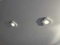 4 Lampy sufitowe białe