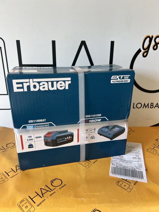 NOWY!!! Zestaw Erbauera akumulator + ładowarka od Lombard HaloGSM