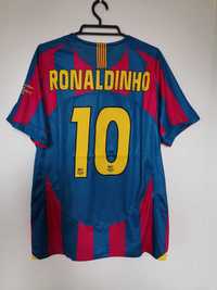 koszulka piłkarska Ronaldinho FC Barcelona retro rozmiar M