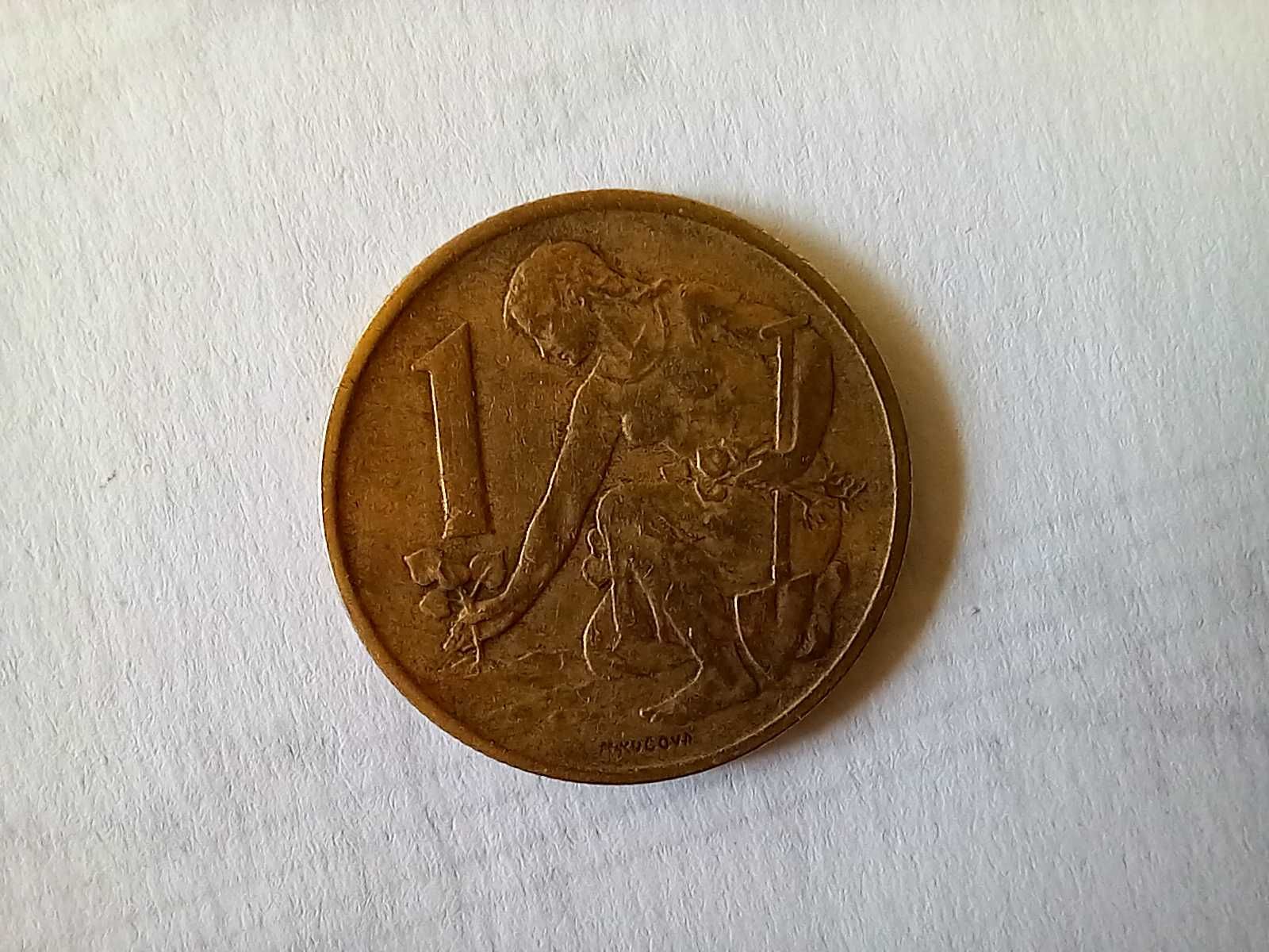 Moneta Czechosłowacja - 1 korona 1969 /14/