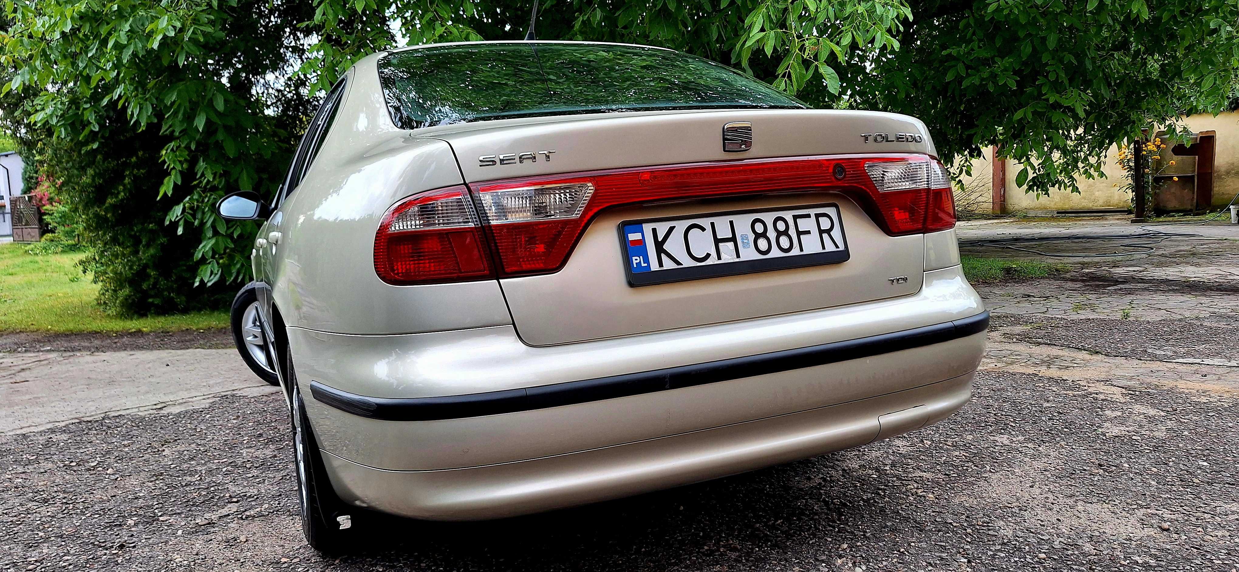Seat Toledo 1.9 TDI/90KM.= 1 Właściciel Od Nowości= Polski Salon !