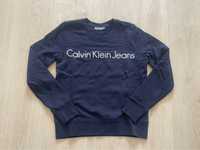 Granatowa bawełniana bluza Calvin Klein Jeans XS jak nowa