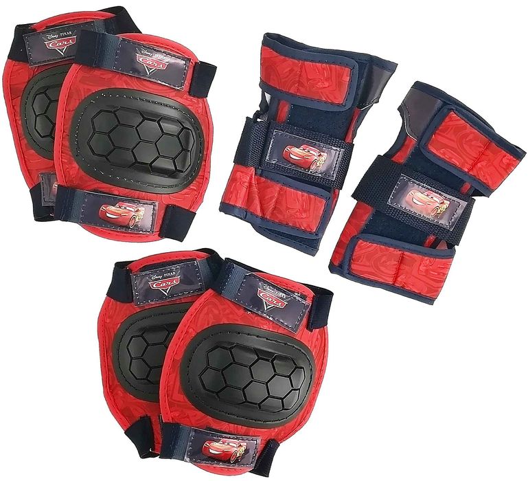DISNEY CARS Ochraniacza Kolana Łokci Nadgarstki