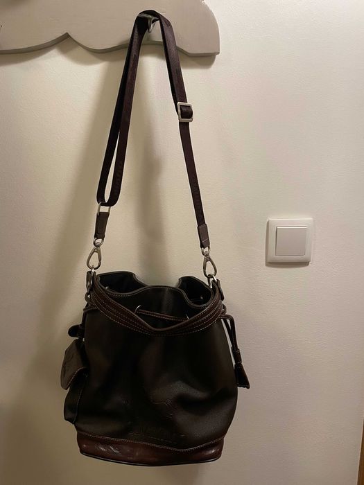 Mala bucket bag castanho Cavalinho