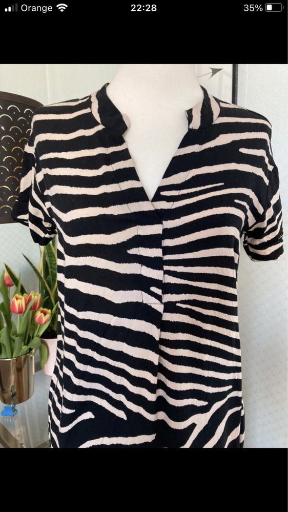 Sukienka zebra M