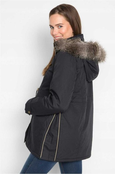 Kurtka ciążowa z wstawką dla niemowlaczka - Zimowa