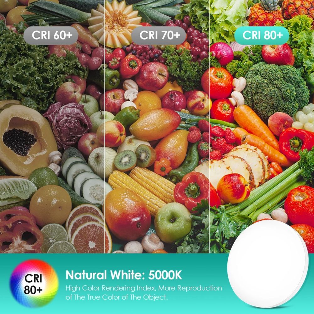 Greenclick 15W lampa sufitowa płaska okrągła