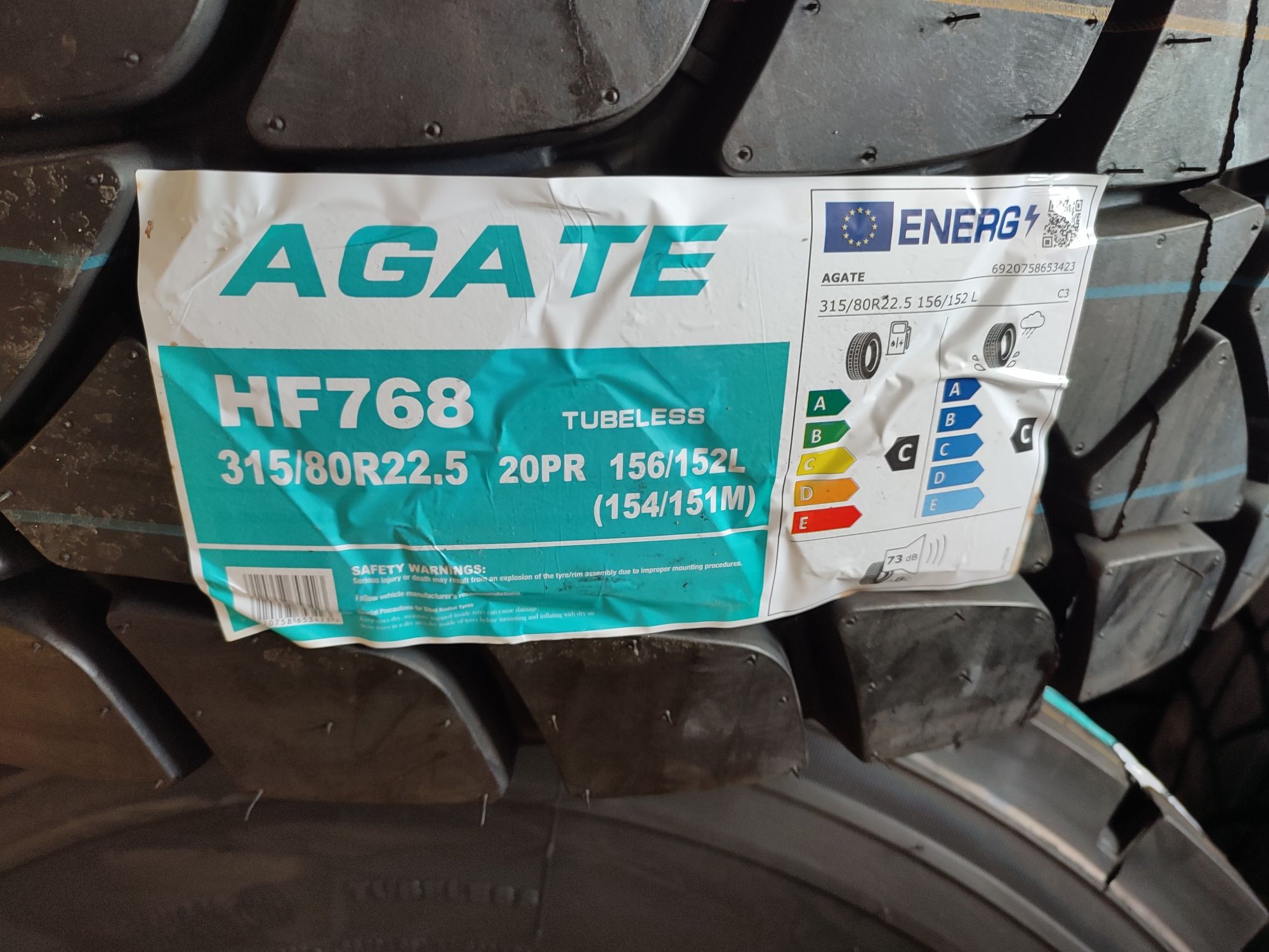 315/80r22.5 Agate opony budowlane ciężarowe Agate HF768