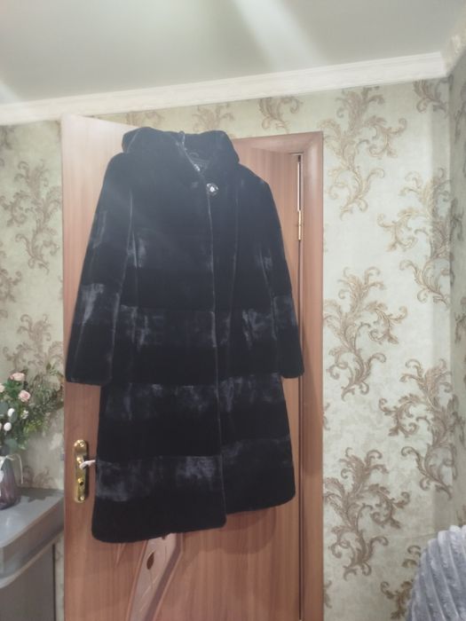 Шуба жіноча еко мутон 58