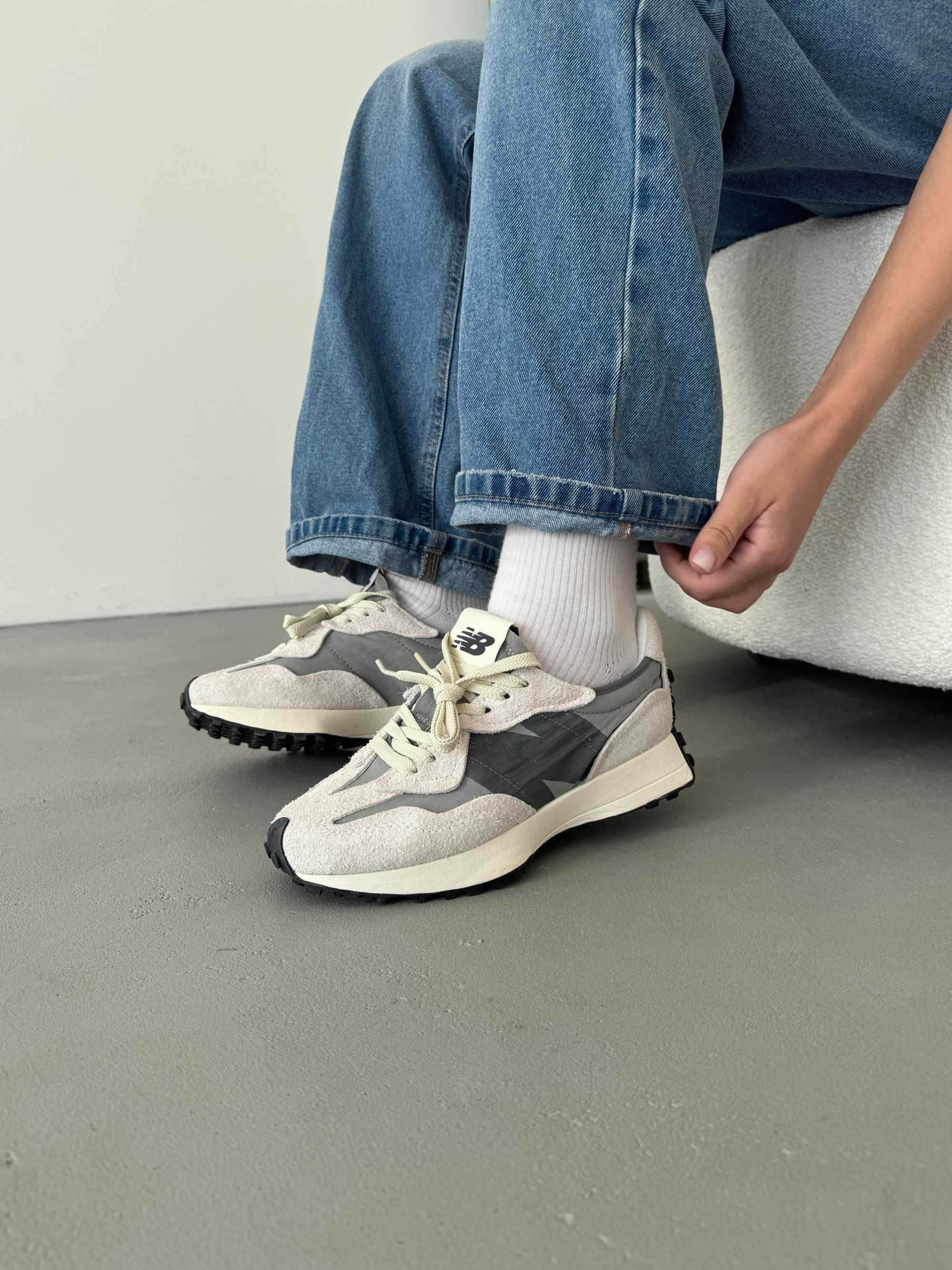 ‼️ Кросівки New Balance 327 Grey Logo