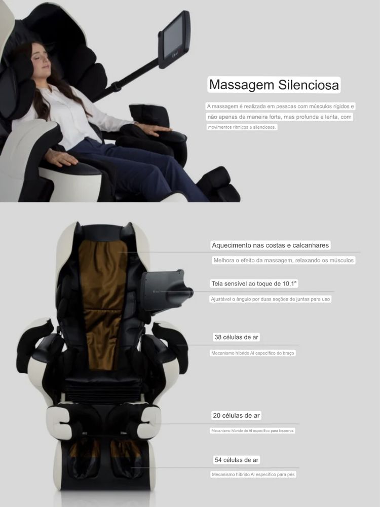 Cadeira de massagem Inada Robo