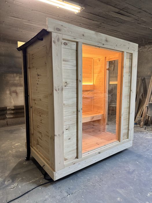 Sauna ogrodowa mini sauna elektryczna 230V/400vsauna wifi ocieplona