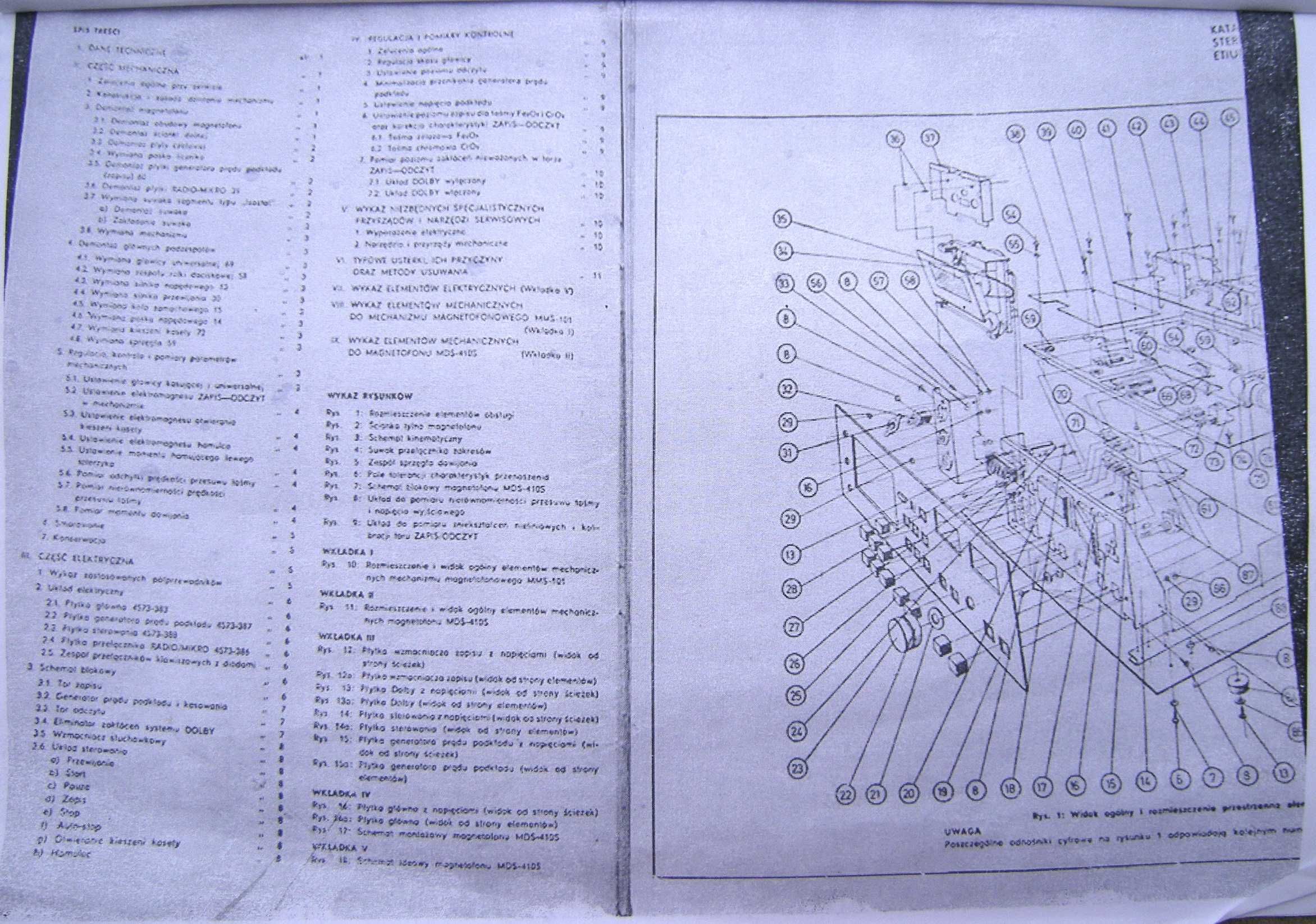 Касетна дека UNITRA ETIUDA 410S