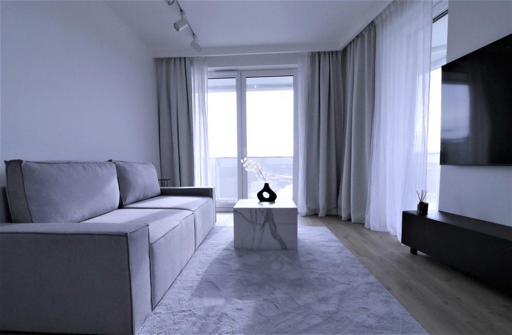 Widokowy apartament nad Wisłokiem. 2 pokoje + taras