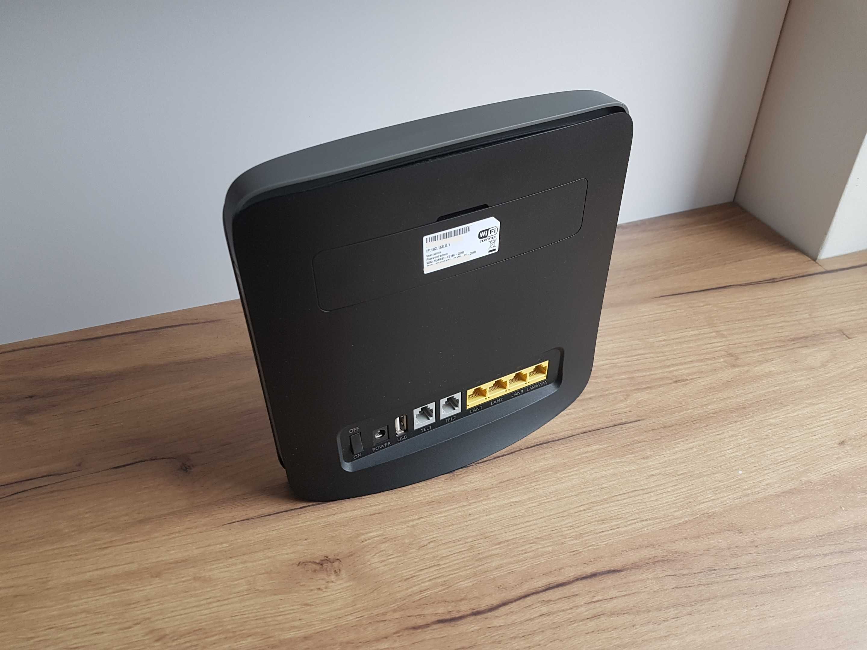 Router Huawei E5186s-22a lte bez simlocka jak nowy dokumenty pudełko