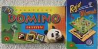 Zestaw 2 gier: Domino oraz Młynek/Rajd