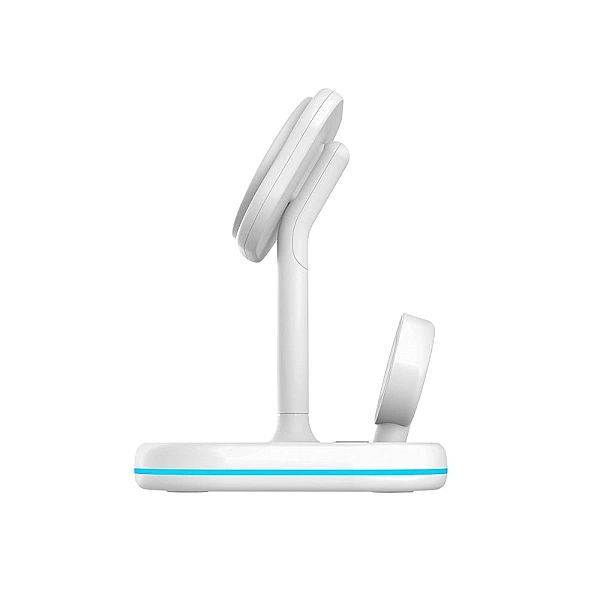 Tech-Protect Qi15W-A27/3In1 Magnetic Magsafe Wireless Charger White