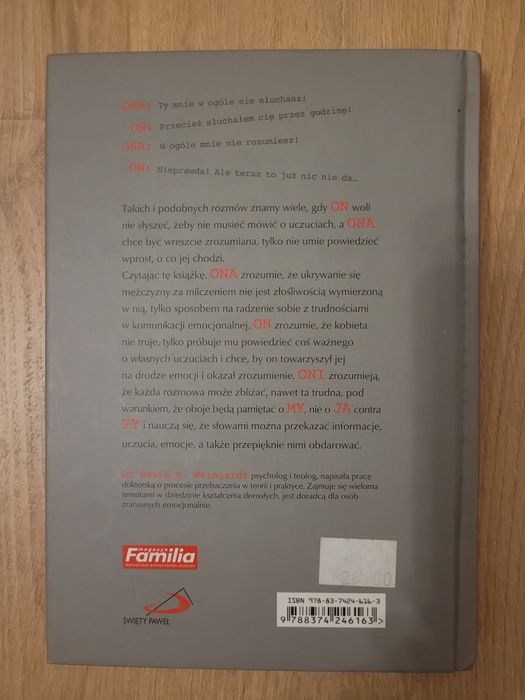 Beate M. Weingardt Dlaczego mężczyźni wolą milczeć