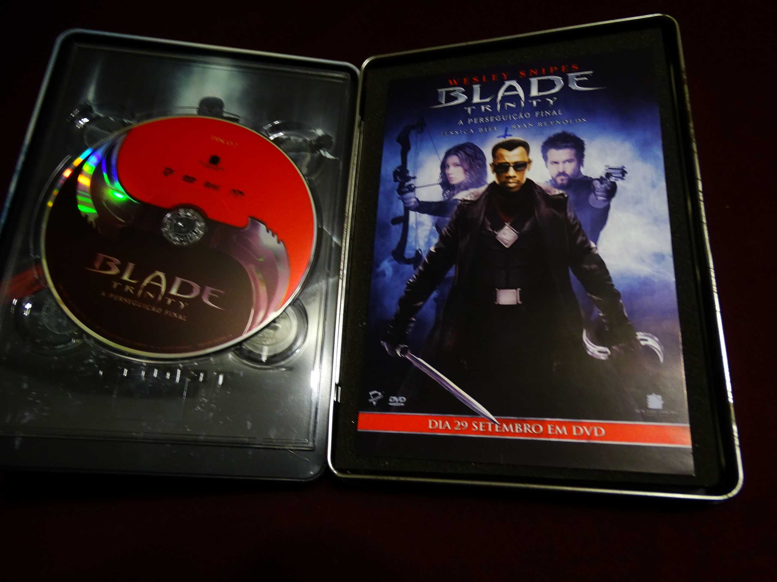 DVD-Blade Trinity/Caixa metálica/Edição especial 2 discos