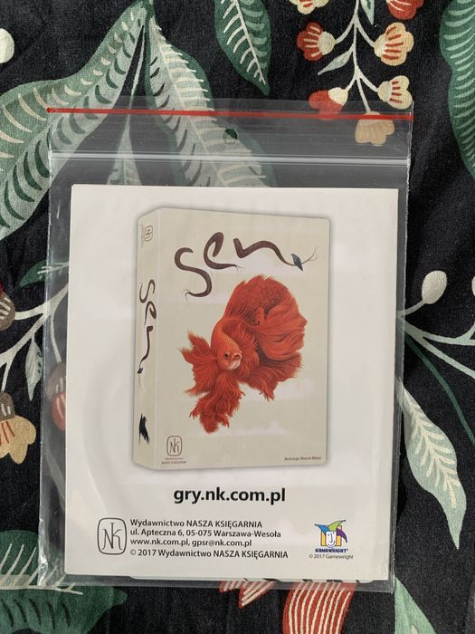 Sen dodatkowy pakiet kart promo gra planszowa karciana dodatek