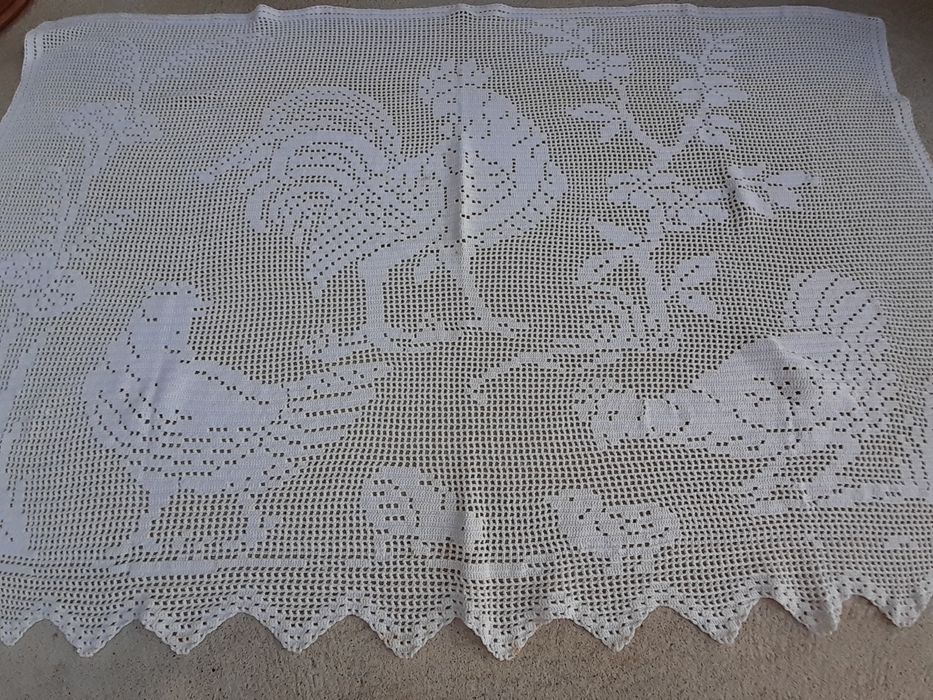 Cortina Croché artesanal