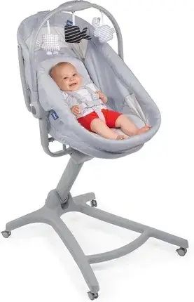 Кроватка-стульчик для новорожденного chicco baby hug air 4 в 1