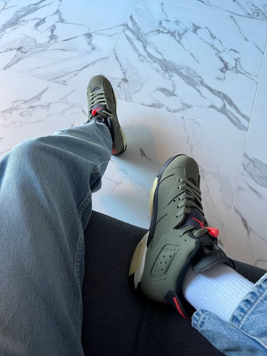 Jordan 6 x Travis Scott Retro Olive 2035