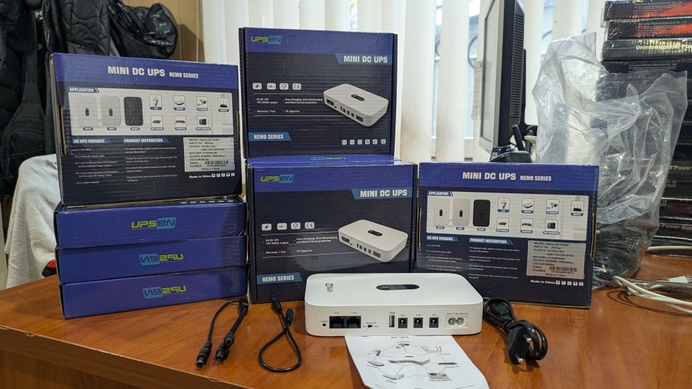 Мини ИБП, безперебойник, повербанк  для роутера , модема USB 5, 9, 12v