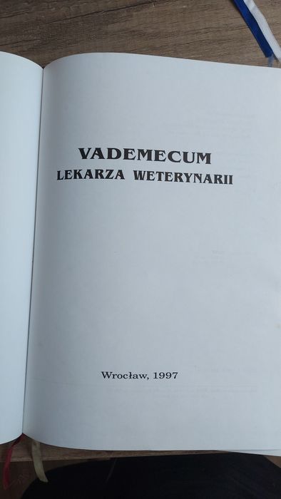 Vademecum lekarza weterynarii tom II i III