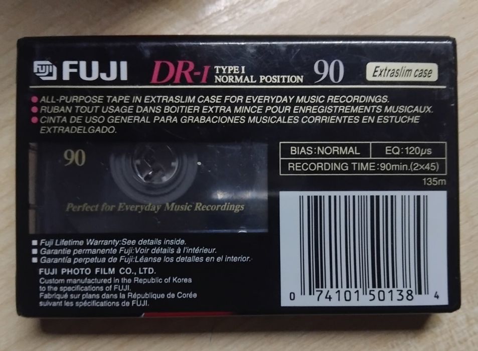 Аудіокасети TDK+Maxell+Fuji