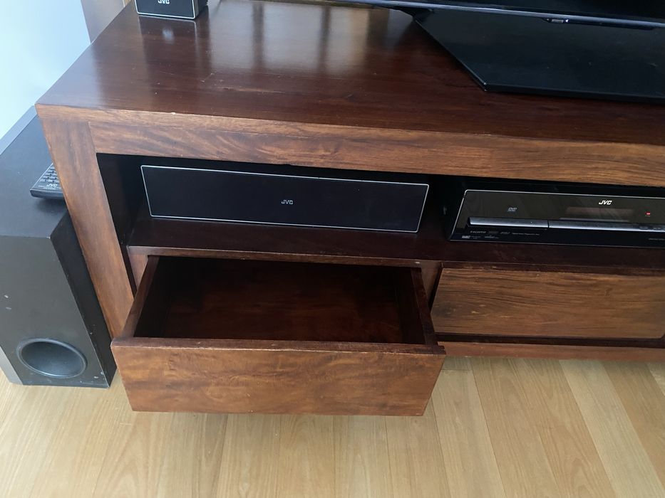 Szafka RTV naturalne drewno Palisander