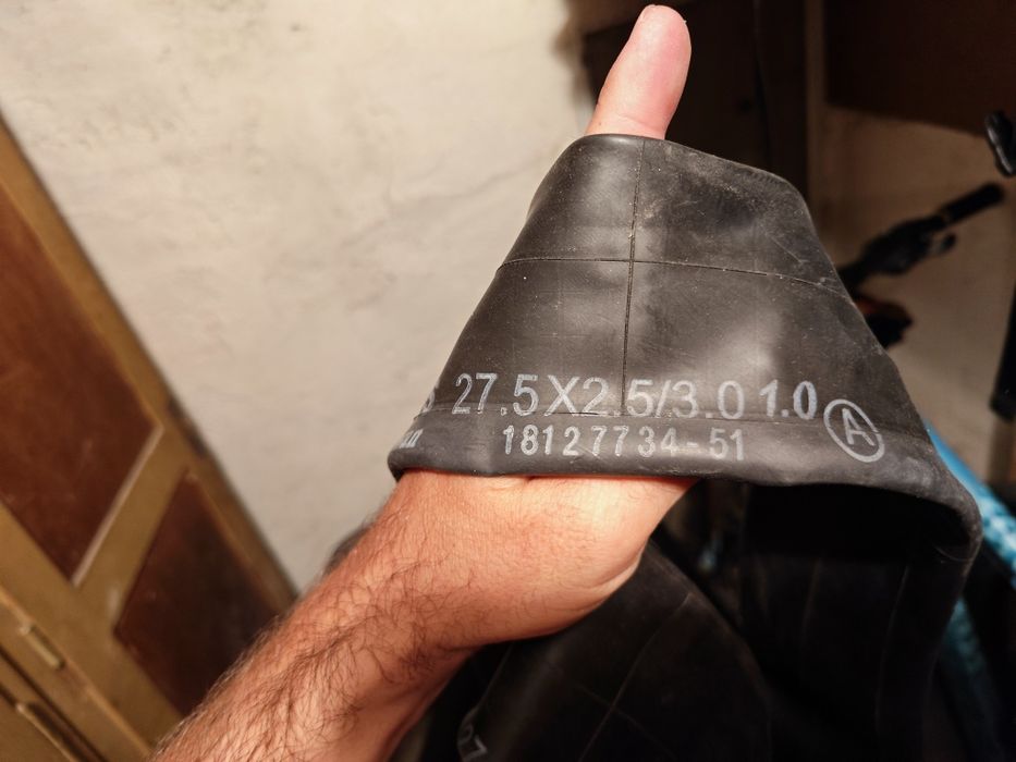 2 X dętka rowerowa 27,5 x 2,5-3,0" fatbike , 27,5 +