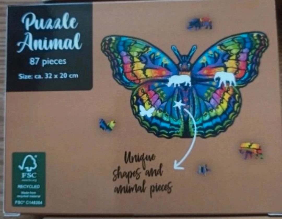 Zestaw puzzli Animal( 6 opakowań)