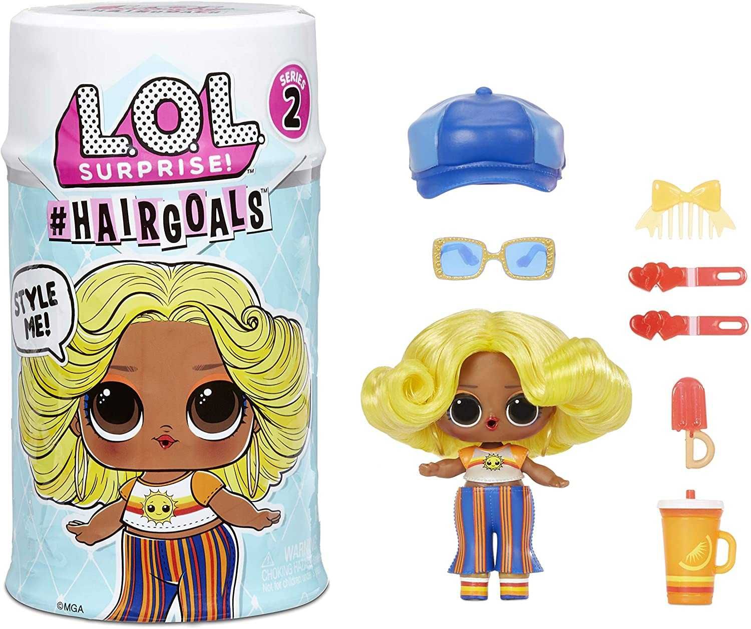 Кукла ЛОЛ с волосами модный стиль 2 серия L.O.L. Surprise Hairgoals