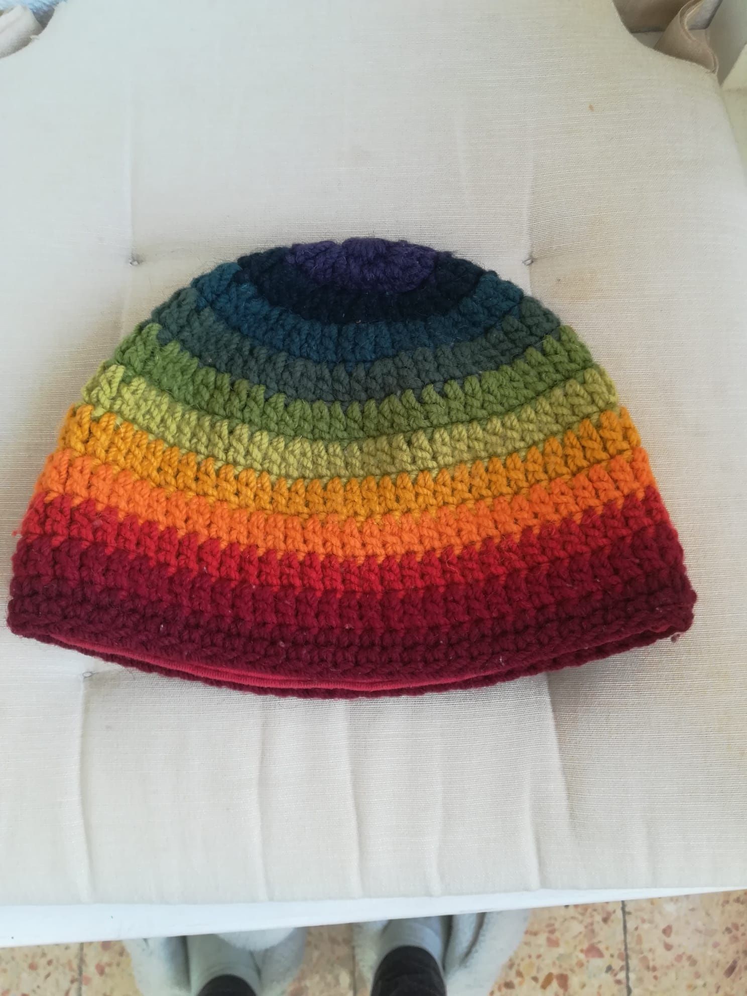 Gorro de inverno colorido